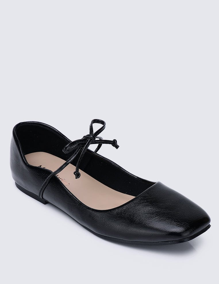 Kelly Comfy Ballerina In BlackShoes - myballerine