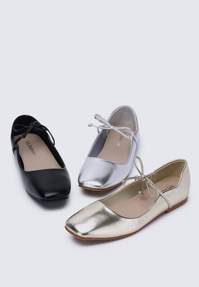 Kelly Comfy Ballerina In GoldShoes - myballerine