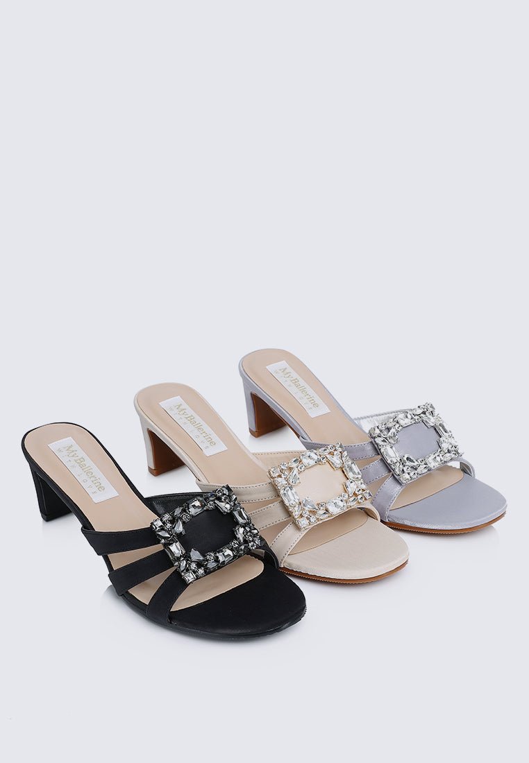 Kendra Comfy Heels In BlackShoes - myballerine