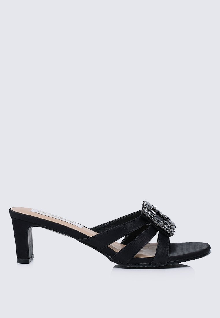 Kendra Comfy Heels In BlackShoes - myballerine