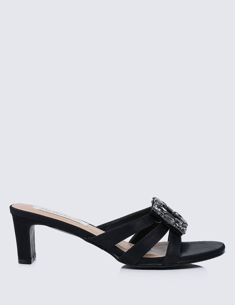 Kendra Comfy Heels In BlackShoes - myballerine