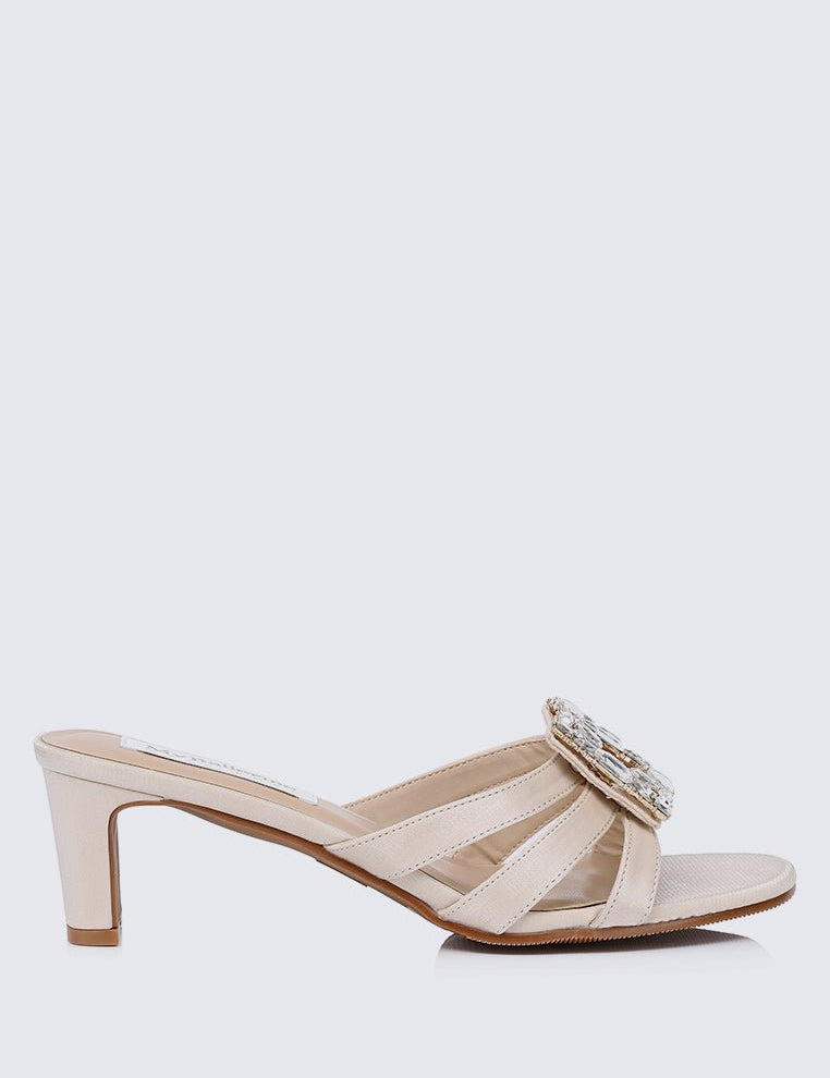 Kendra Comfy Heels In NudeShoes - myballerine