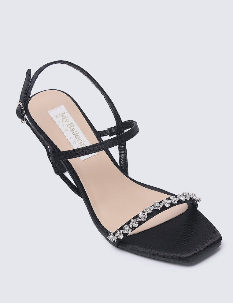 Kristine Comfy Heels In Black - myballerine