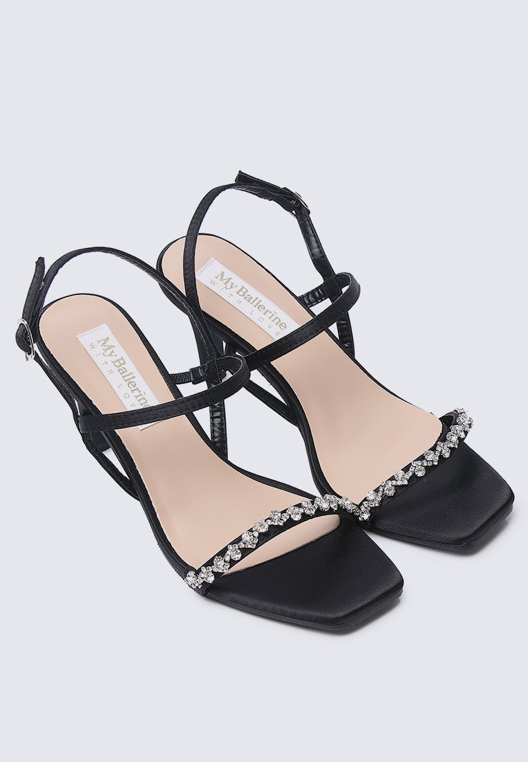 Kristine Comfy Heels In Black - myballerine