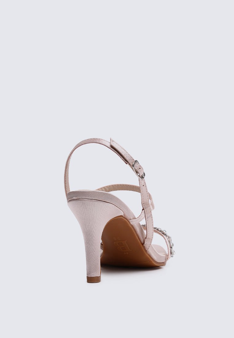 Kristine Comfy Heels In Champagne - myballerine