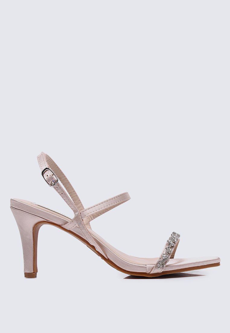 Kristine Comfy Heels In Champagne - myballerine