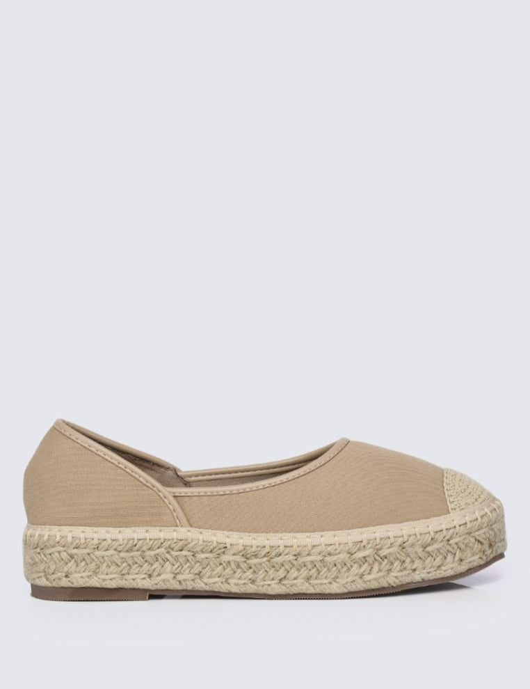 Lena Comfy Espadrilles In NudeShoes - myballerine