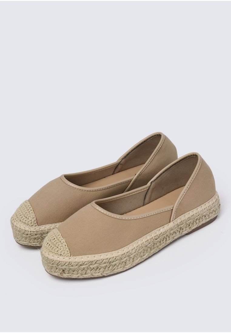 Lena Comfy Espadrilles In NudeShoes - myballerine