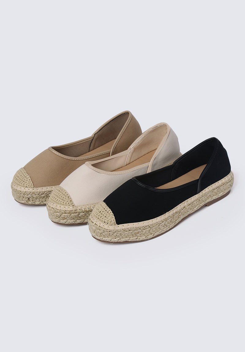 Lena Comfy Espadrilles In Off WhiteShoes - myballerine