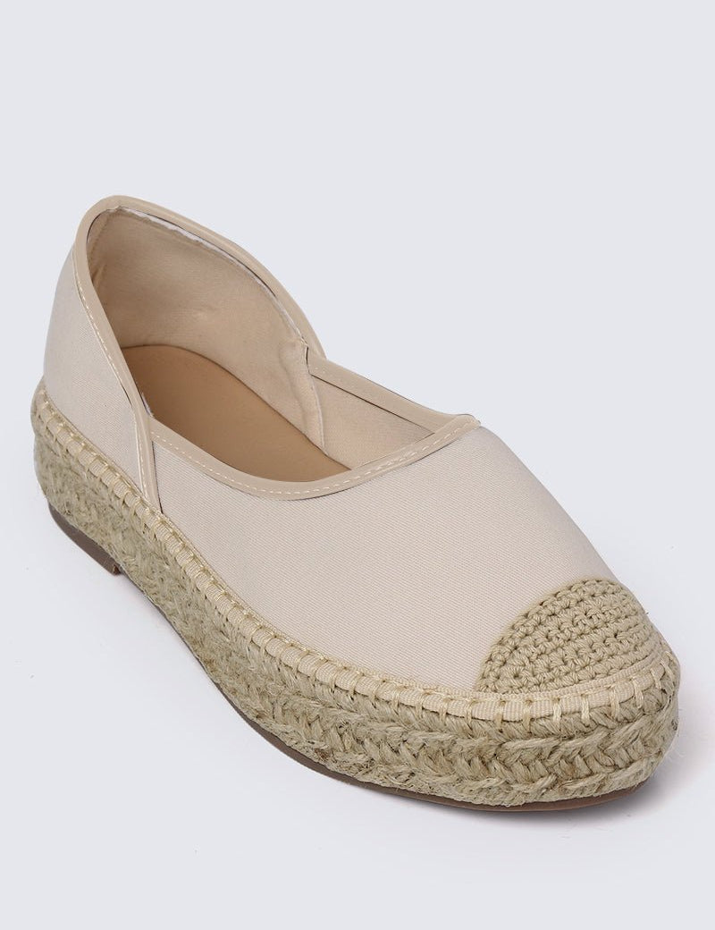 Lena Comfy Espadrilles In Off WhiteShoes - myballerine