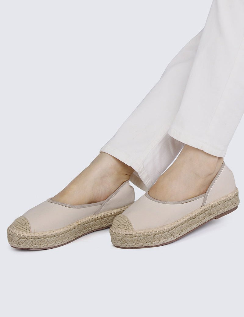 Lena Comfy Espadrilles In Off WhiteShoes - myballerine