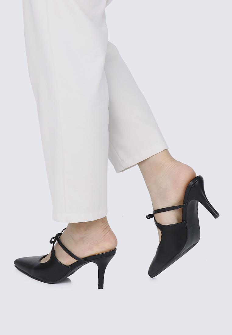 Levia Comfy Heels In BlackShoes - myballerine