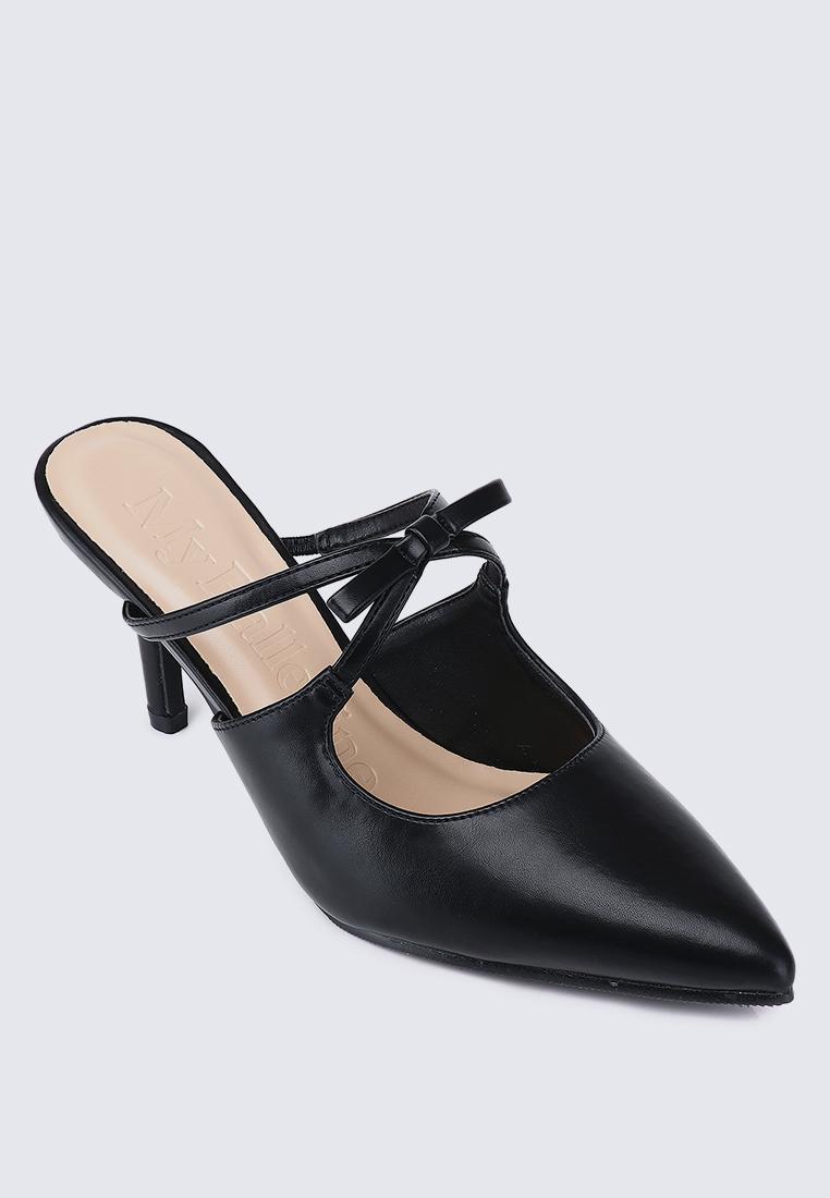 Levia Comfy Heels In BlackShoes - myballerine