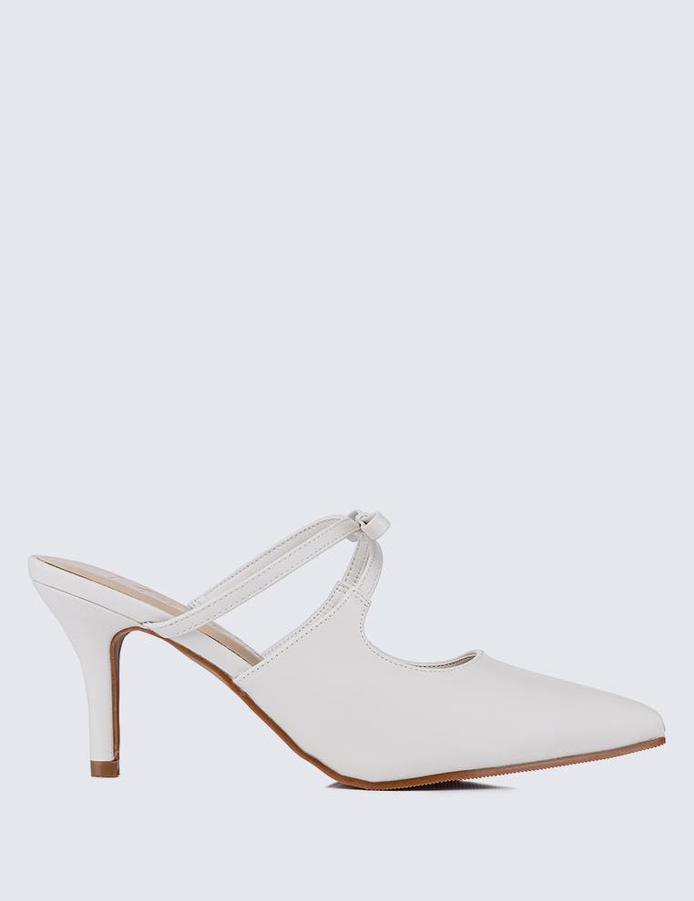 Levia Comfy Heels In Off WhiteShoes - myballerine