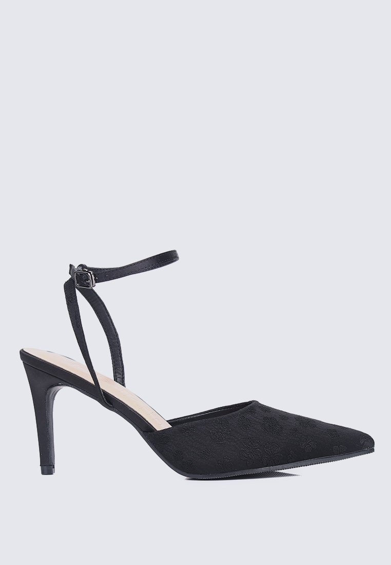 Lilian Comfy Heels In BlackShoes - myballerine