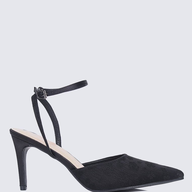 Lilian Comfy Heels In BlackShoes - myballerine