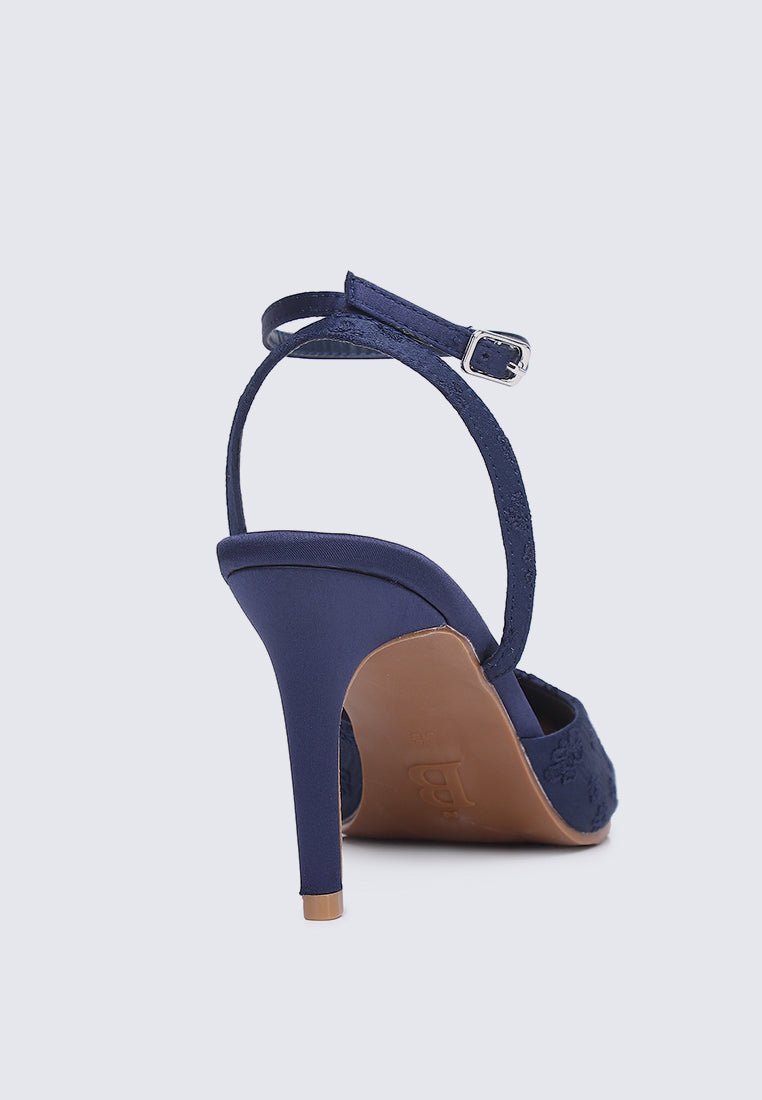 Lilian Comfy Heels In NavyShoes - myballerine