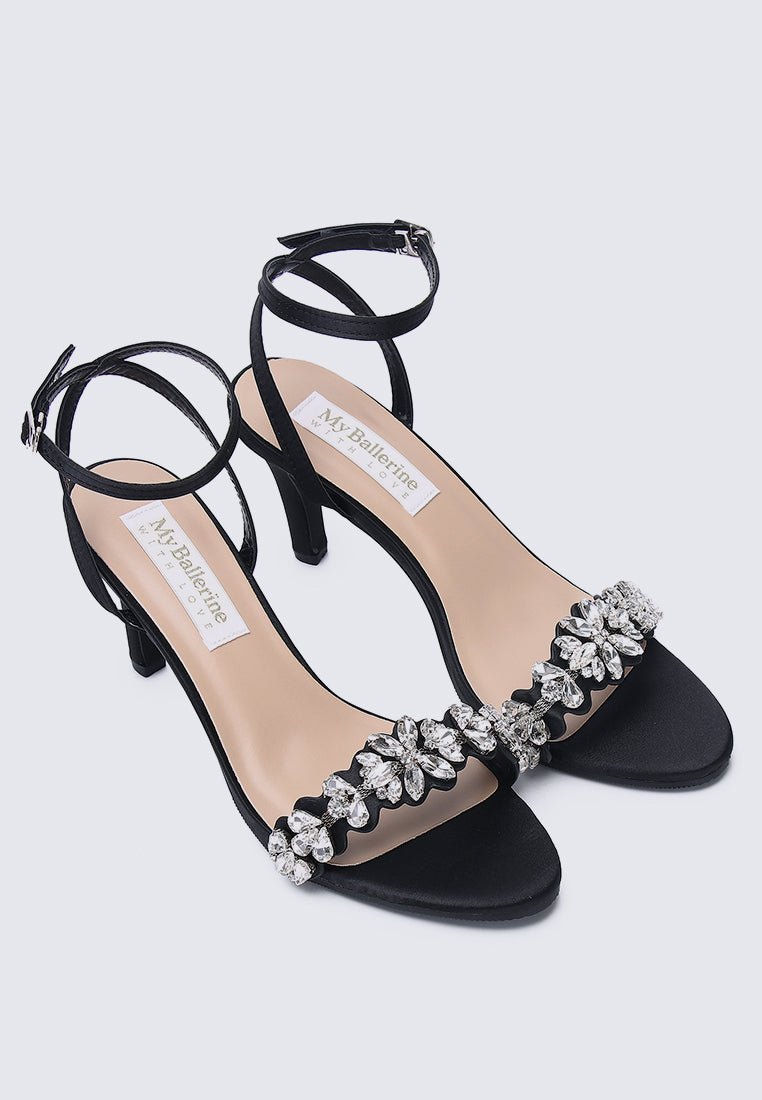 Liliana Comfy Heels In Black - myballerine