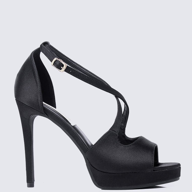 Louise Comfy Heels In BlackShoes - myballerine