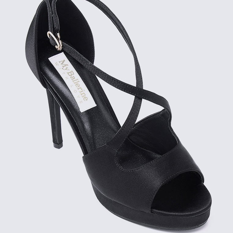 Louise Comfy Heels In BlackShoes - myballerine