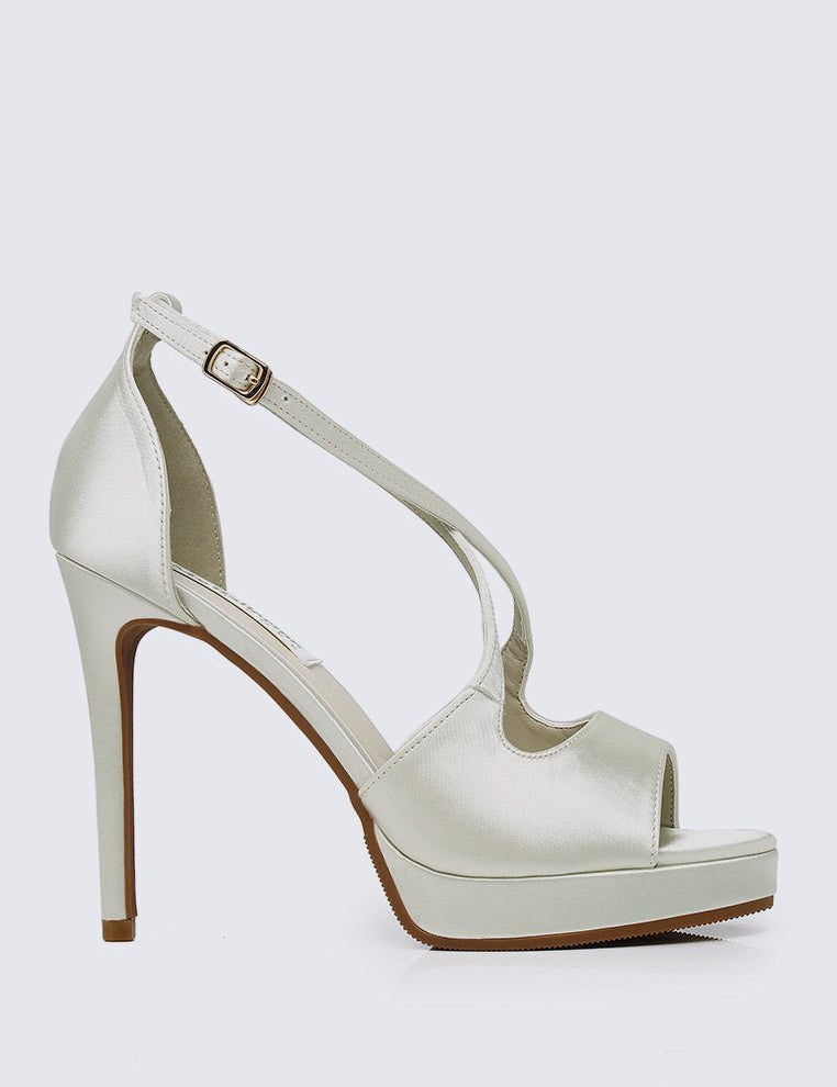 Louise Comfy Heels In IvoryShoes - myballerine