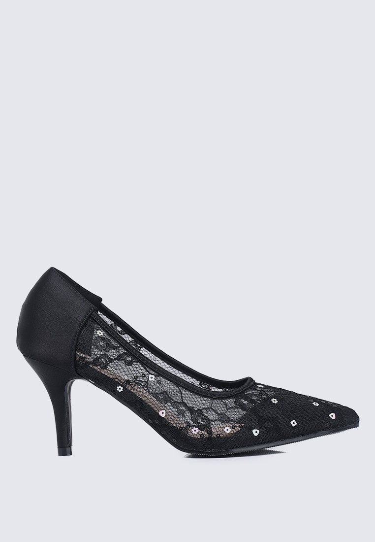 Lucie Comfy Pumps In Black - myballerine