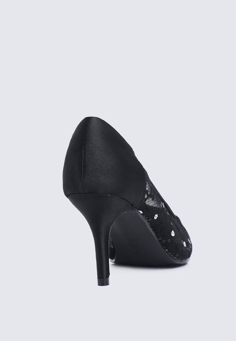 Lucie Comfy Pumps In Black - myballerine