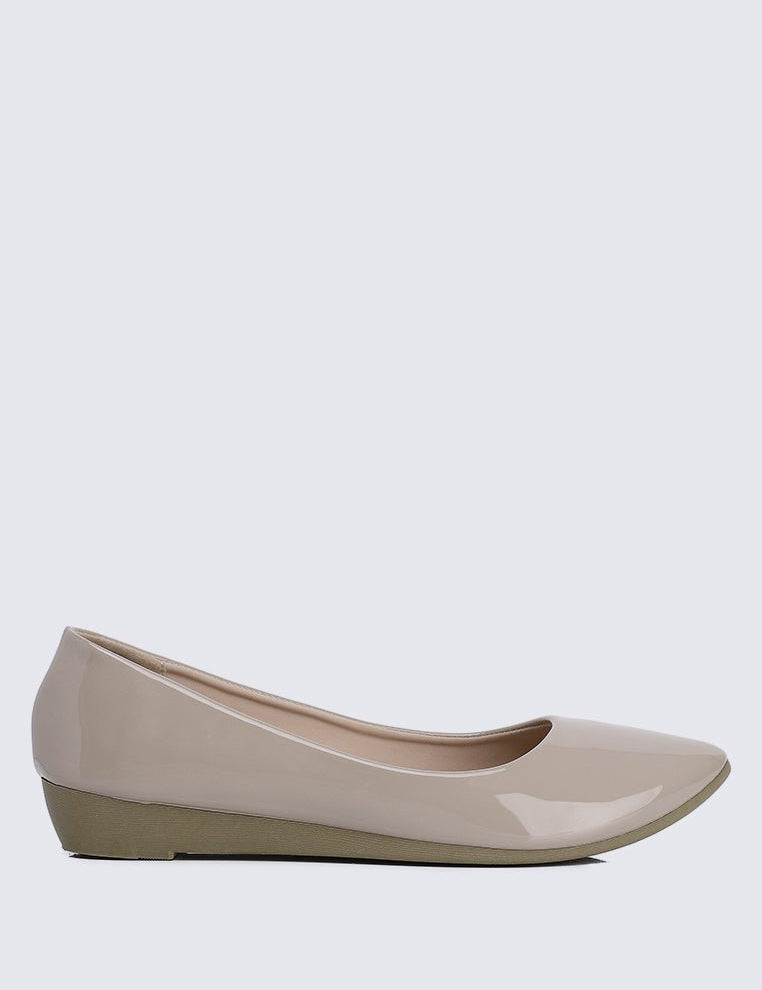 Lunna Comfy Ballerina In AlmondShoes - myballerine