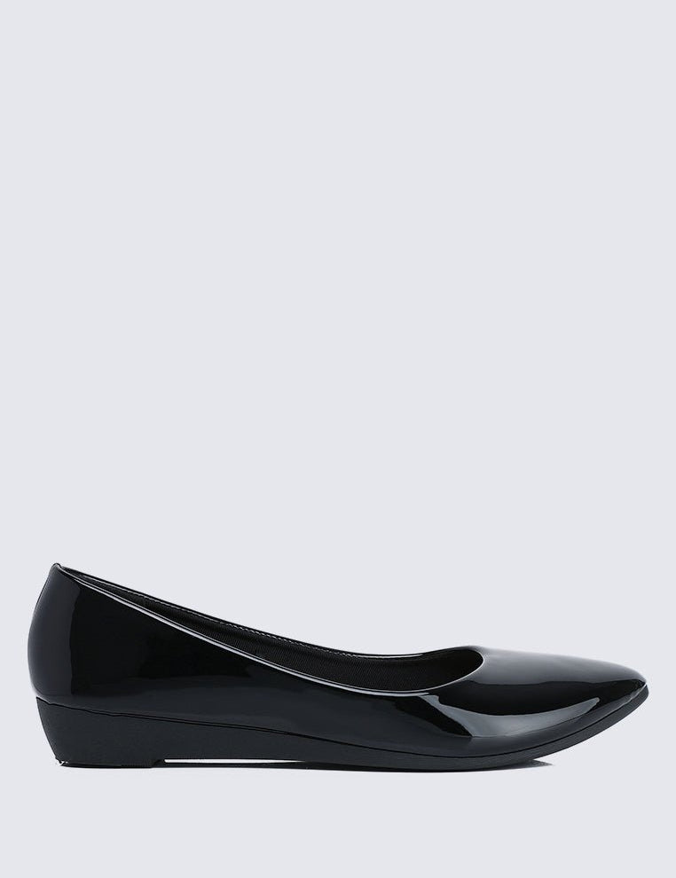 Lunna Comfy Ballerina In BlackShoes - myballerine