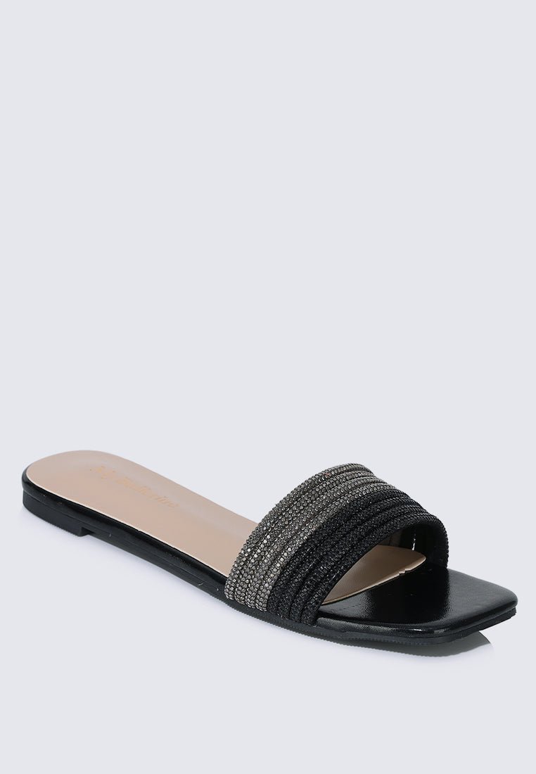 Luz Comfy Sandals In BlackShoes - myballerine