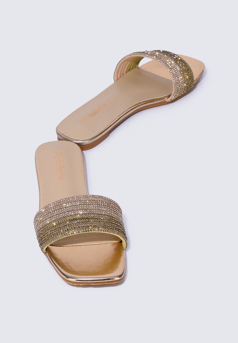 Luz Comfy Sandals In Rose GoldShoes - myballerine