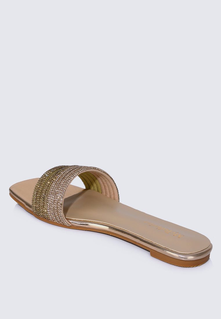 Luz Comfy Sandals In Rose GoldShoes - myballerine