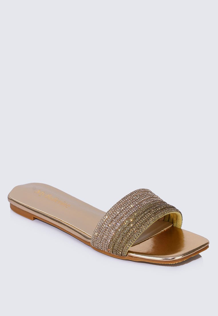 Luz Comfy Sandals In Rose GoldShoes - myballerine