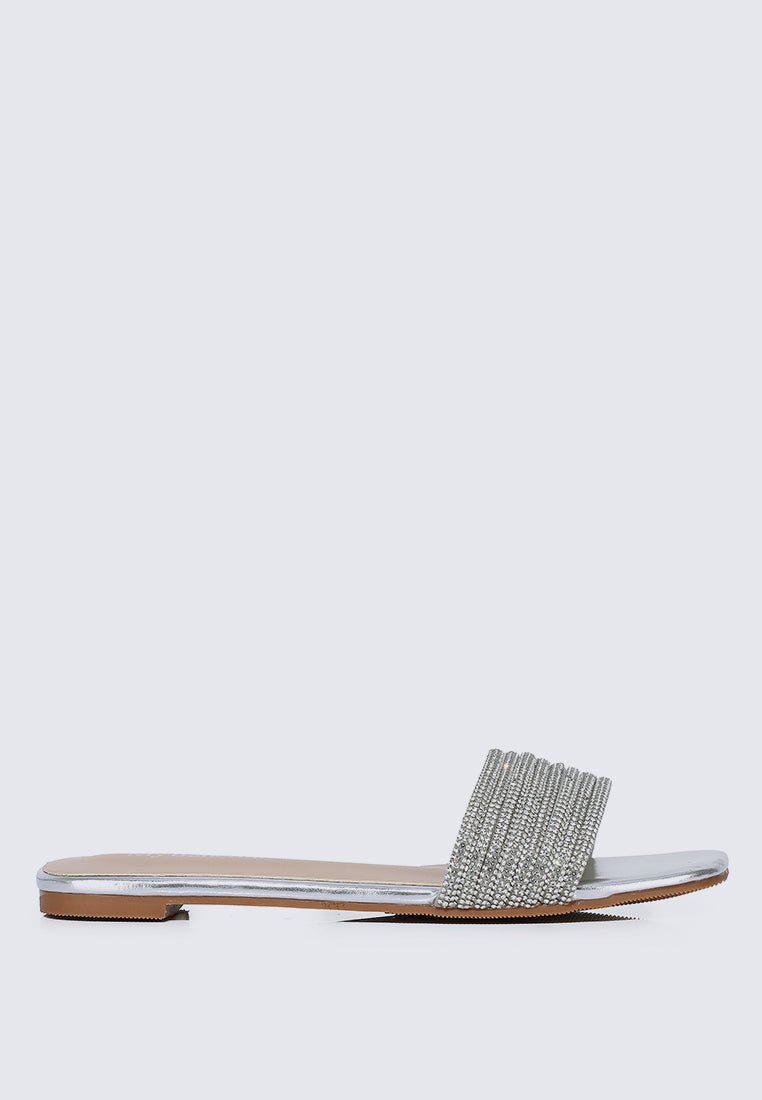 Luz Comfy Sandals In SilverShoes - myballerine