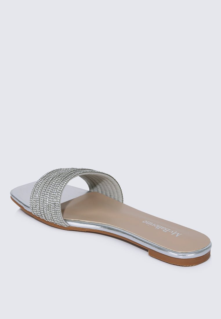 Luz Comfy Sandals In SilverShoes - myballerine