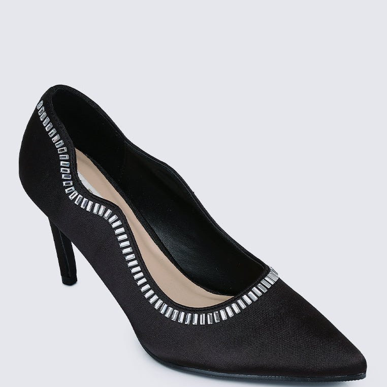 Lydia Comfy Pumps In BlackShoes - myballerine