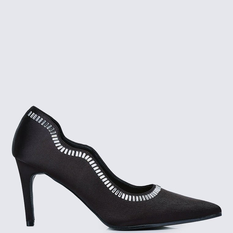 Lydia Comfy Pumps In BlackShoes - myballerine