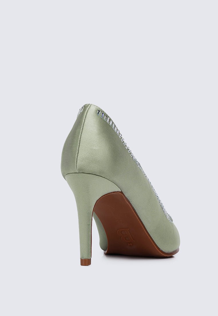 Lydia Comfy Pumps In GreenShoes - myballerine