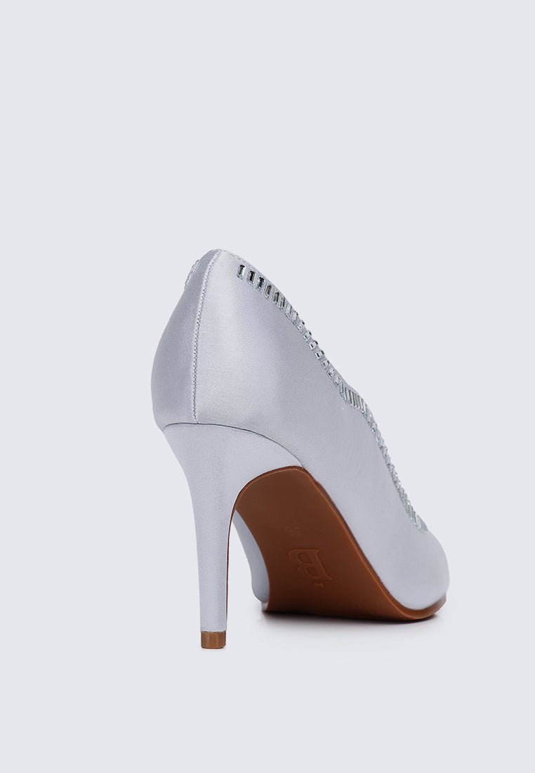 Lydia Comfy Pumps In SilverShoes - myballerine