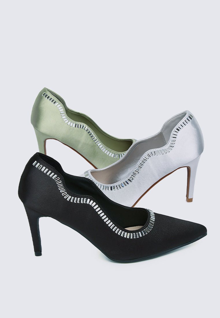 Lydia Comfy Pumps In SilverShoes - myballerine