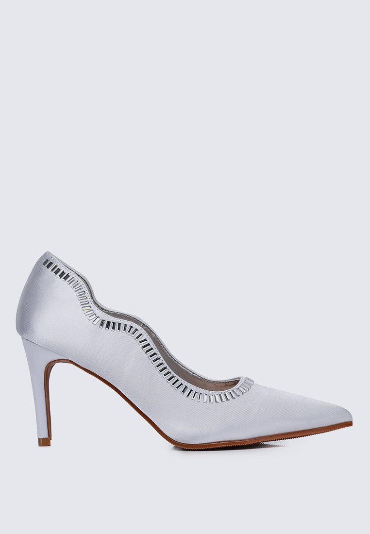 Lydia Comfy Pumps In SilverShoes - myballerine