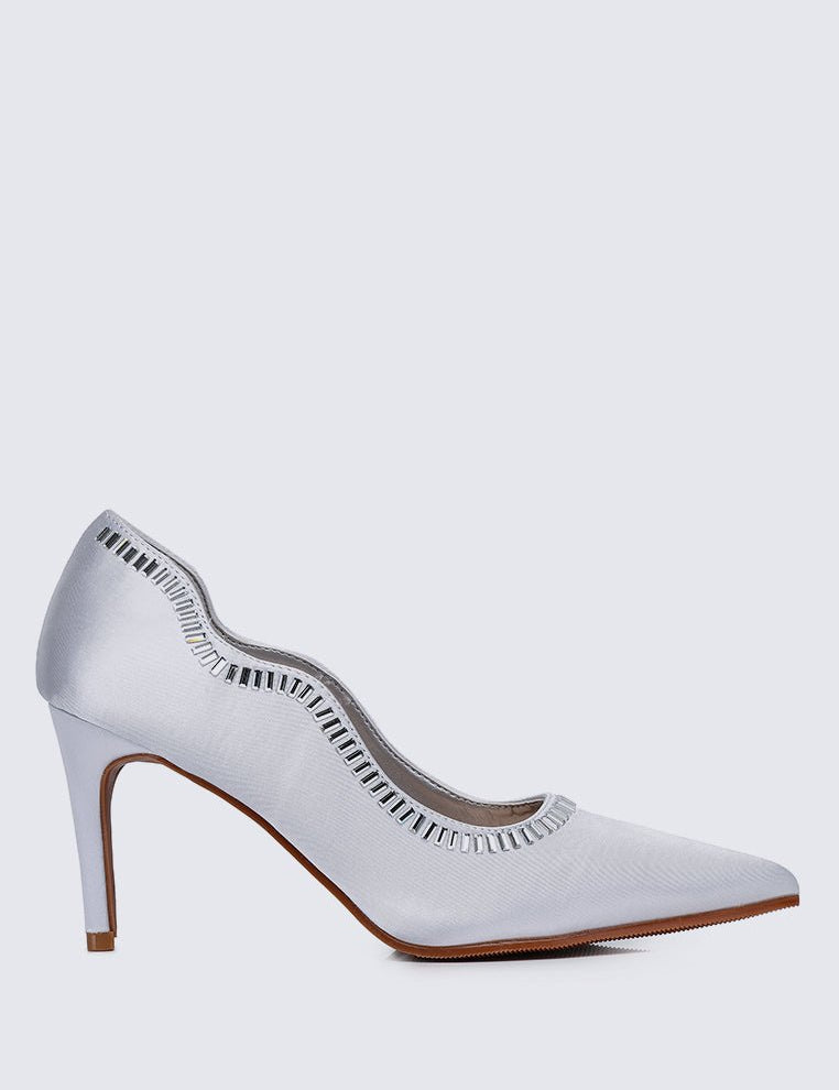 Lydia Comfy Pumps In SilverShoes - myballerine