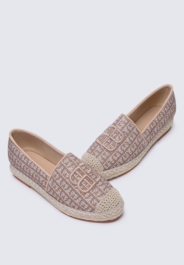 Maci Comfy Espadrilles In AlmondShoes - myballerine