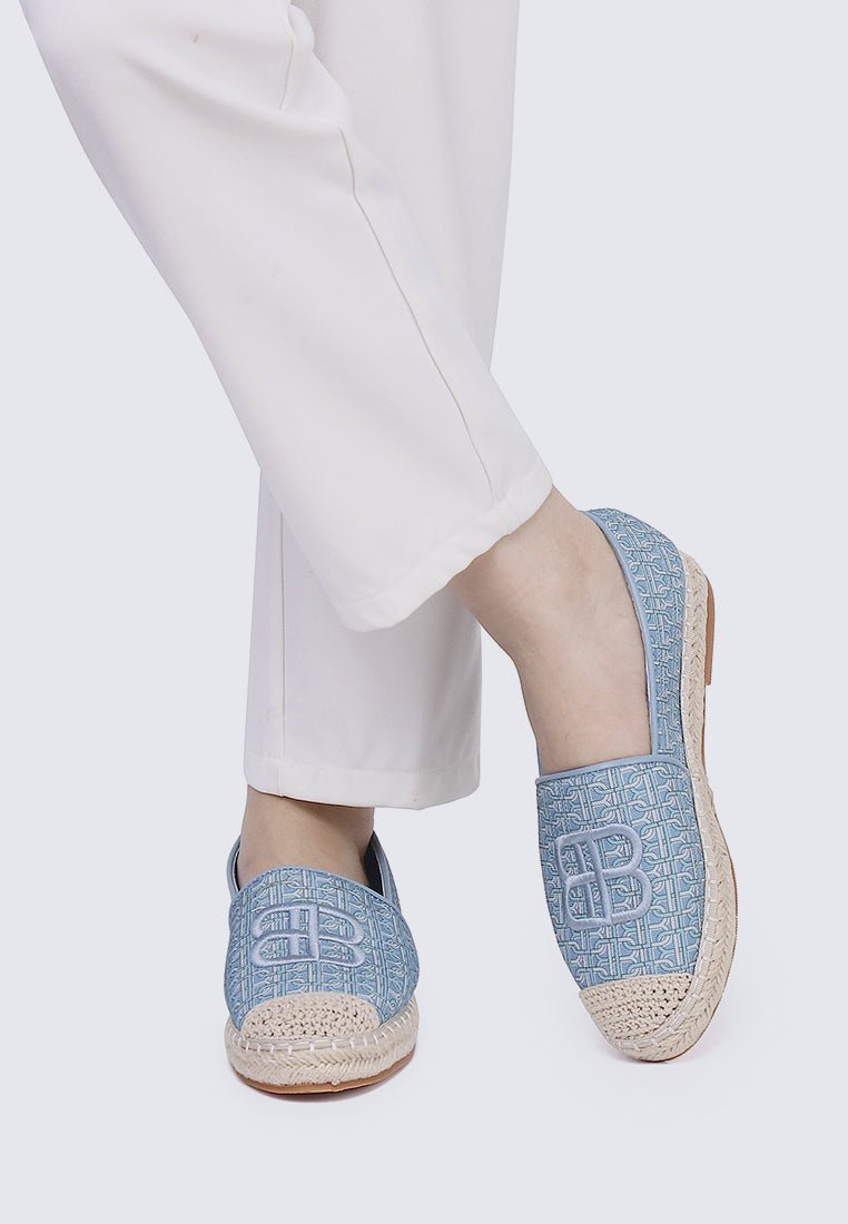 Maci Comfy Espadrilles In BlueShoes - myballerine