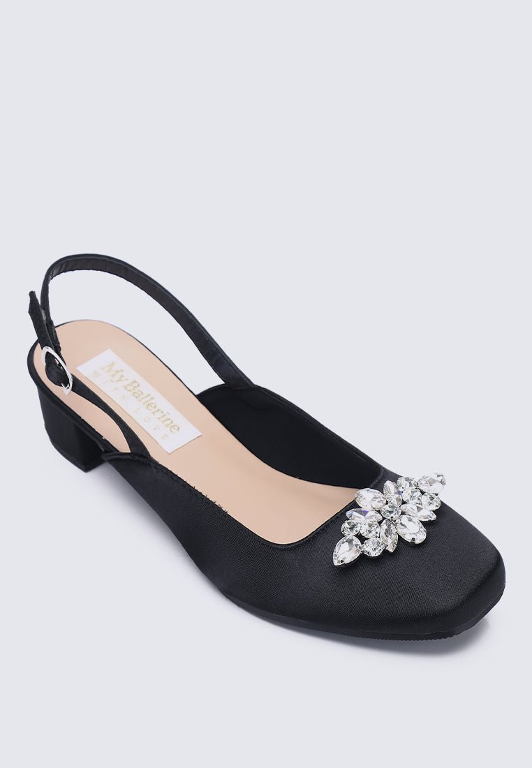 Maeve Comfy Heels In Black - myballerine