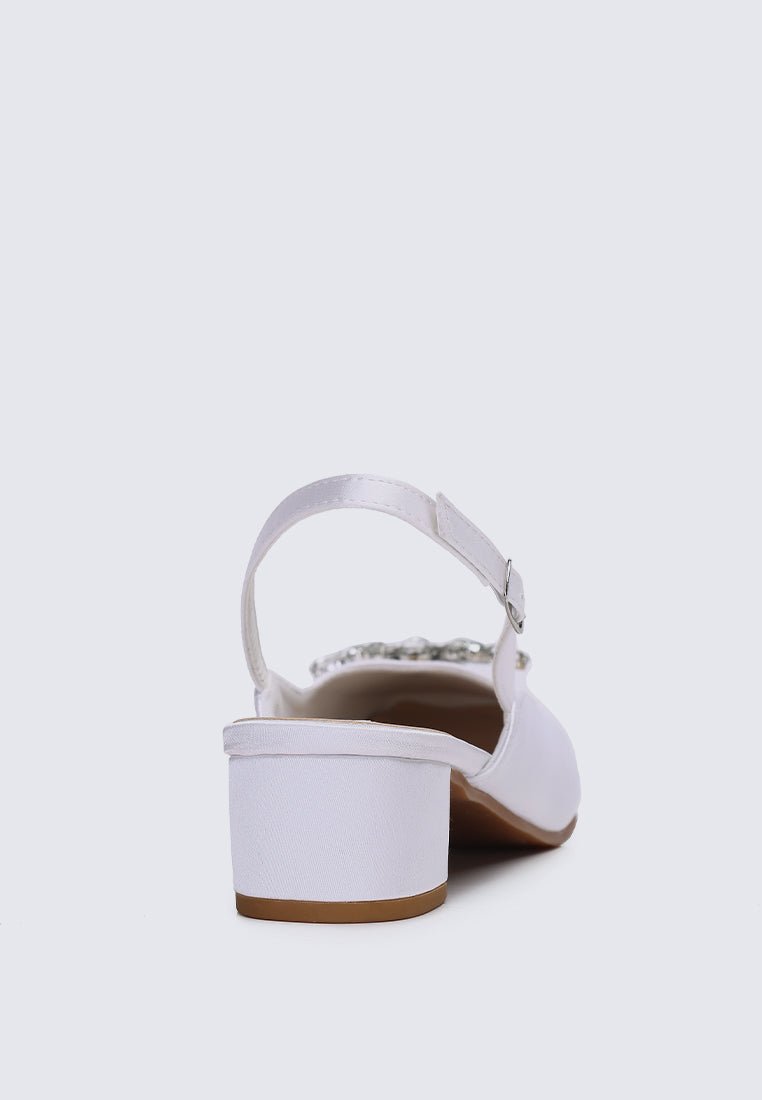 Maeve Comfy Heels In Ivory - myballerine