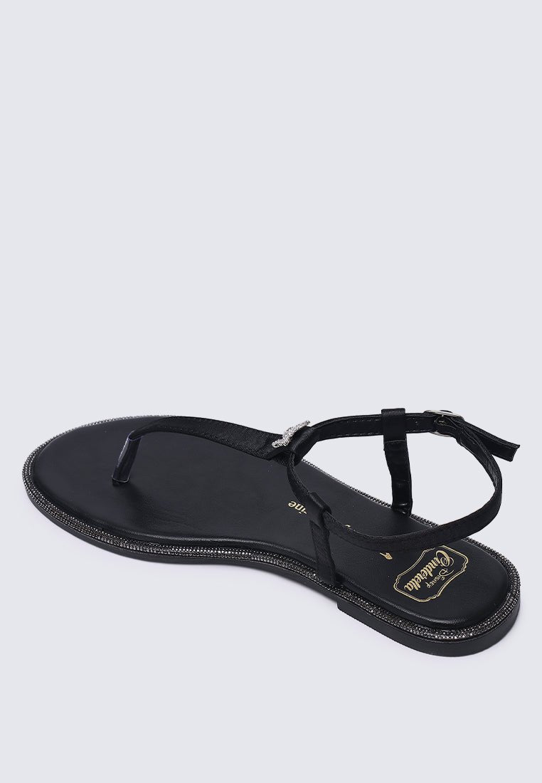 Magic Nightingale Comfy Sandals In BlackShoes - myballerine