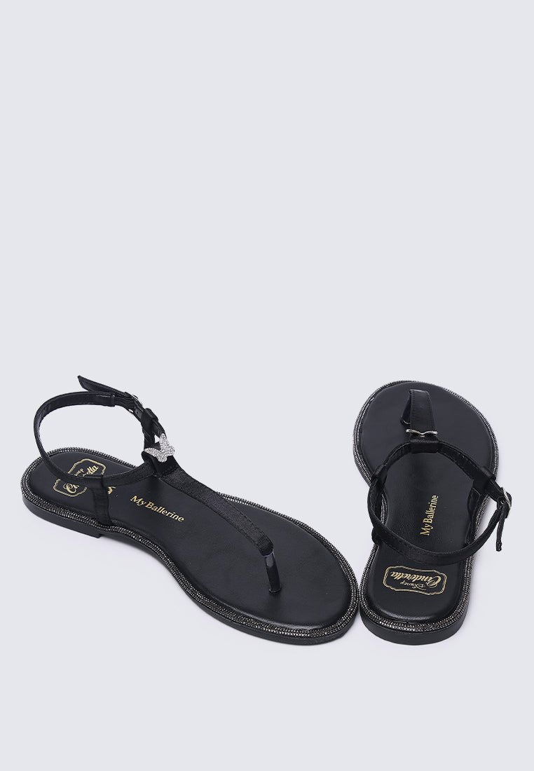 Magic Nightingale Comfy Sandals In BlackShoes - myballerine