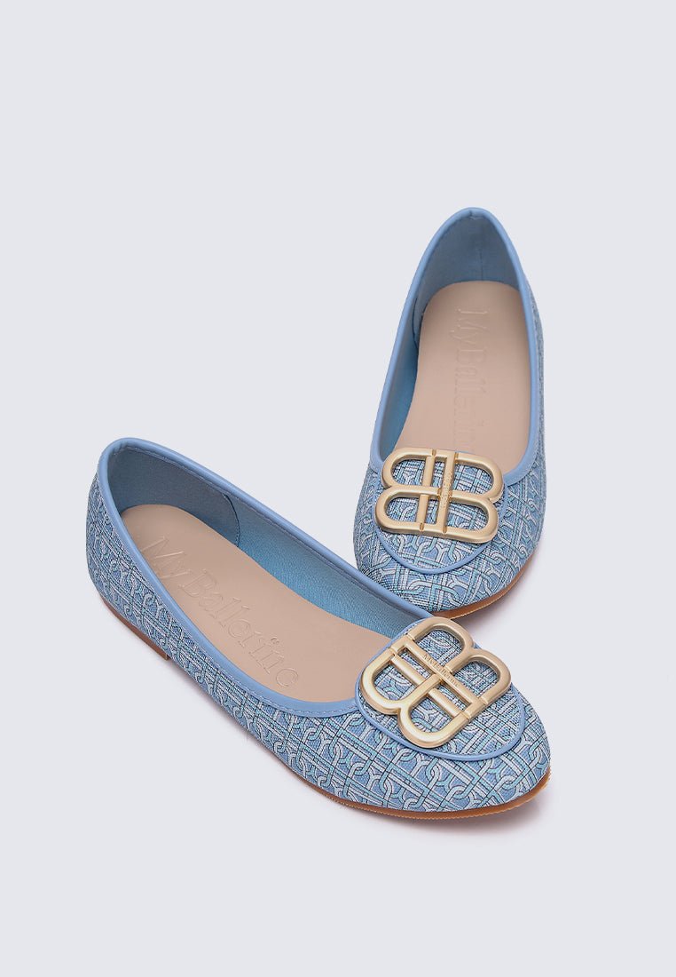 Melanie Comfy Ballerina In BlueShoes - myballerine