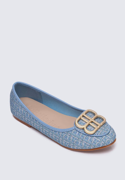 Melanie Comfy Ballerina In BlueShoes - myballerine